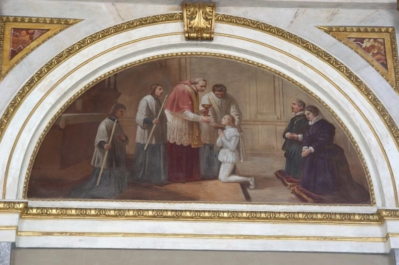 San Carlo Borromeo comunica San Luigi Gonzaga
